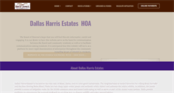 Desktop Screenshot of harrisranchhoa.com